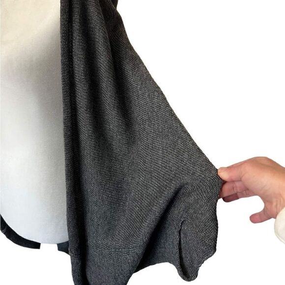 Zara knit open cardigan oversized grey size medium - Picture 8 of 10
